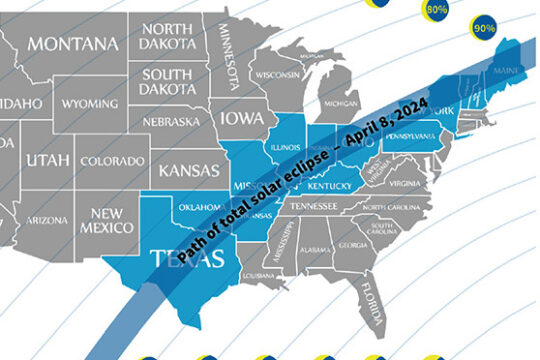 path of the April 8, 2024 total solar eclipse